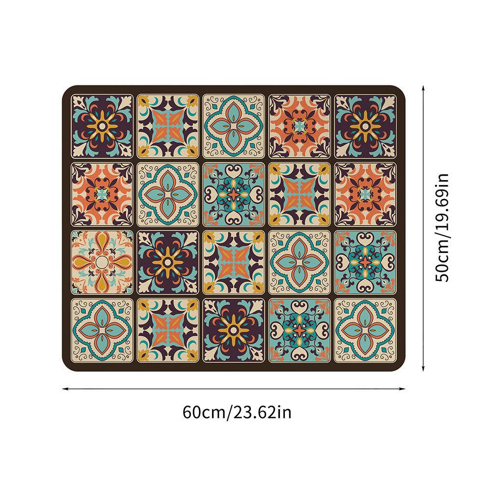 CleanNest Mat - Appliance Cover Mat - Boho Style - Surface Protection