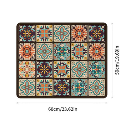 CleanNest Mat - Appliance Cover Mat - Boho Style - Surface Protection