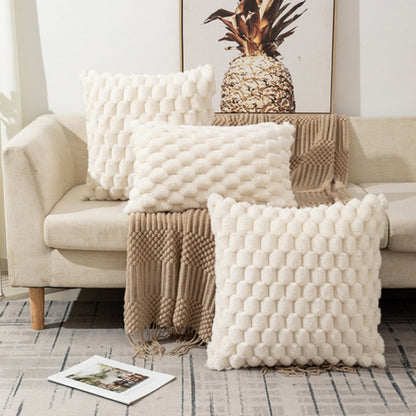 PuffWeave – Plush 3D Cushion Cover