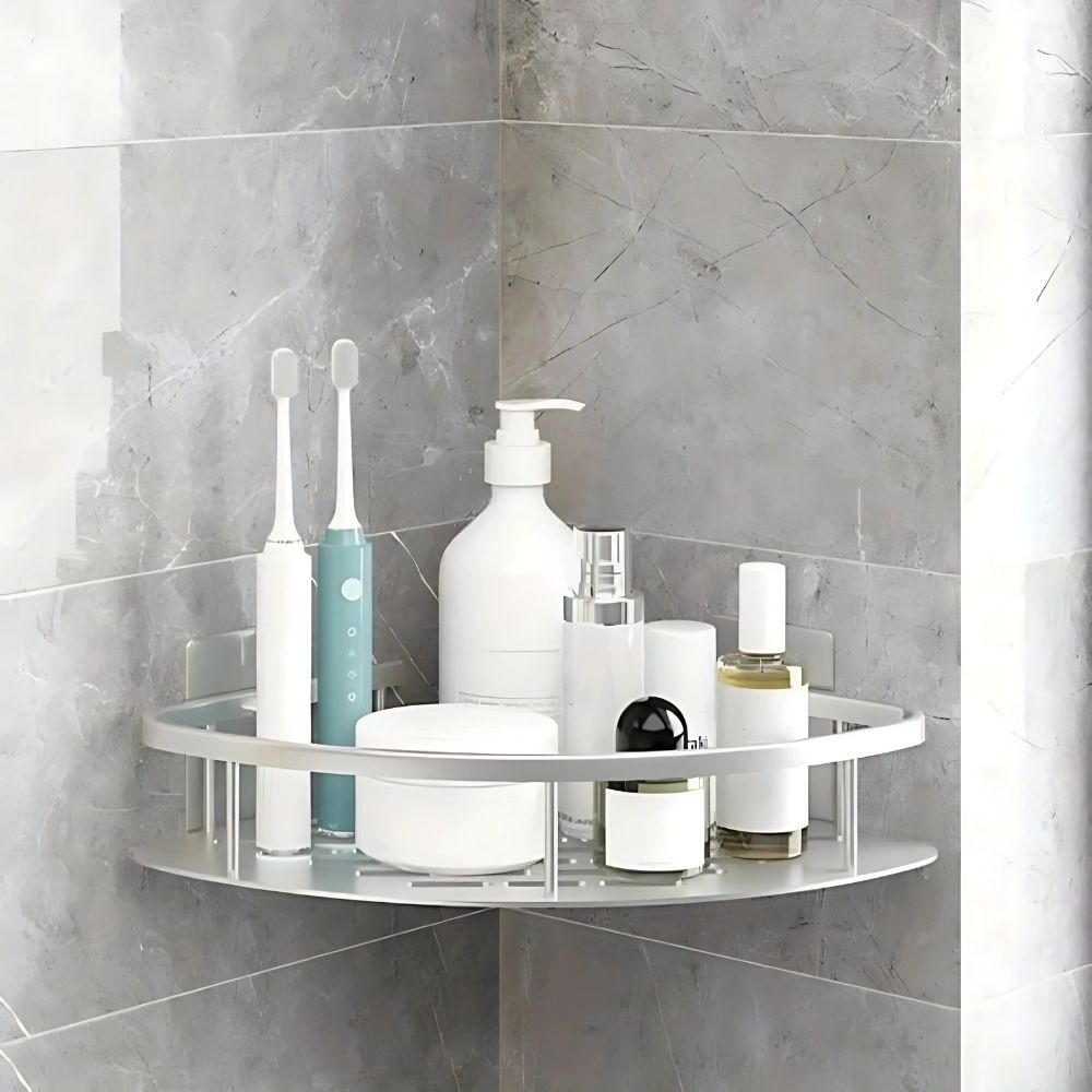 Alucurve – Adhesive Aluminium Shower Shelf Organiser