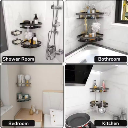 Alucurve – Adhesive Aluminium Shower Shelf Organiser