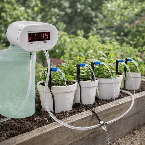 PlantFlow System – Smart Drip Irrigation Kit – Automatic Indoor Plant Care