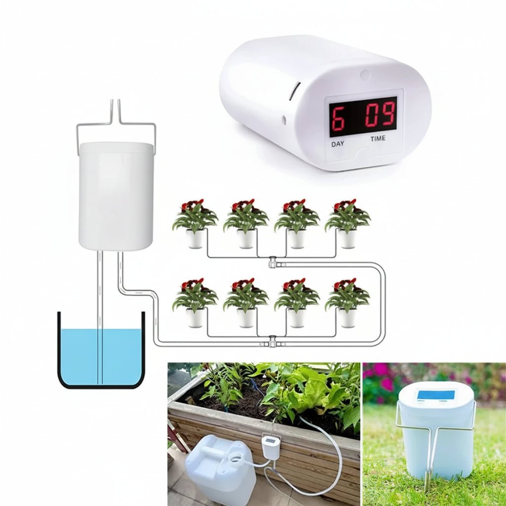 PlantFlow System – Smart Drip Irrigation Kit – Automatic Indoor Plant Care