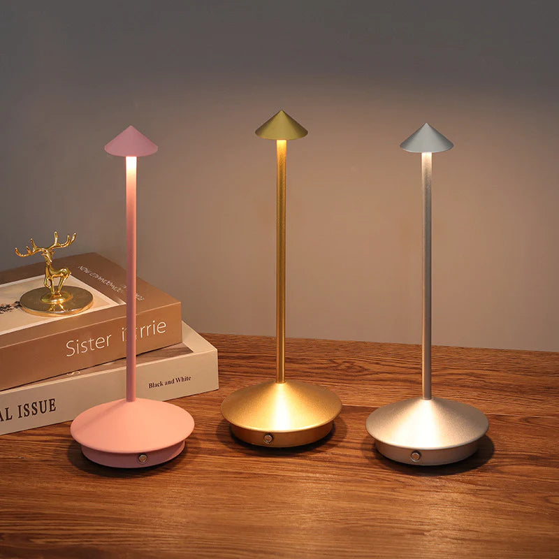 Luma Table Lamp - Dimmable Touch Control, Cordless Design