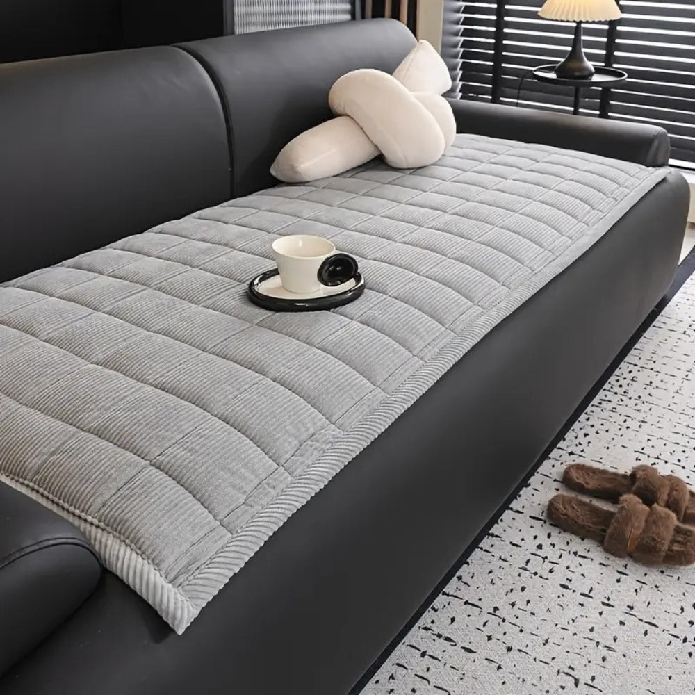 MetroQuilt – Quilted Non-Slip Couch Cover Mat