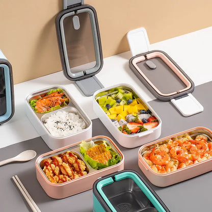 FreshPort Box - Bento Lunch Box - Modern Style - Leakproof Meal Storage