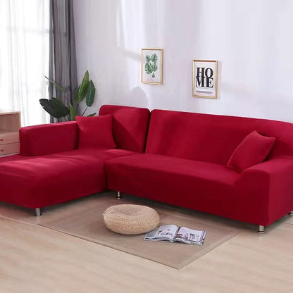 VeluxeStretch – Soft Velvet Sofa Cover