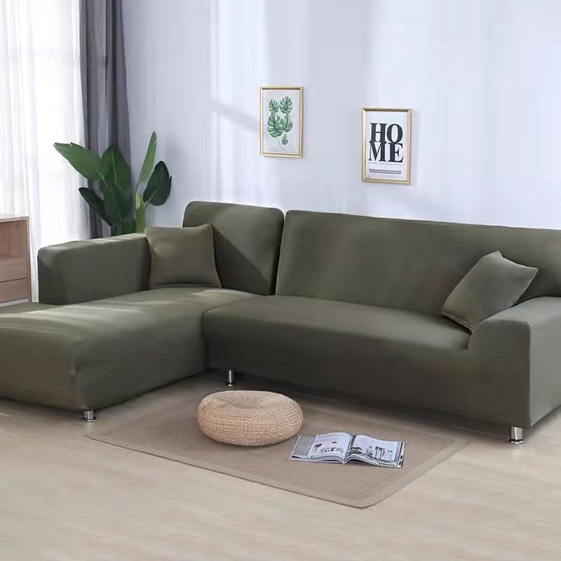 VeluxeStretch – Soft Velvet Sofa Cover