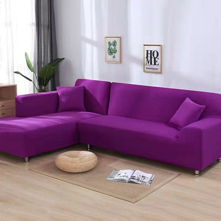 VeluxeStretch – Soft Velvet Sofa Cover